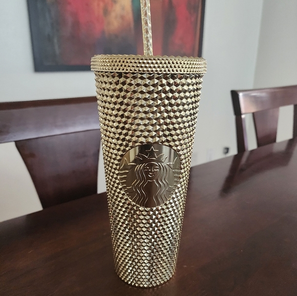 Starbucks limited edition gold tumbler